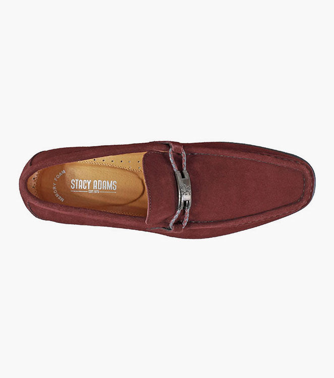 Stacy Adams Neville Moc Toe Bit Slip On by Stacy Adams Shoes - 7