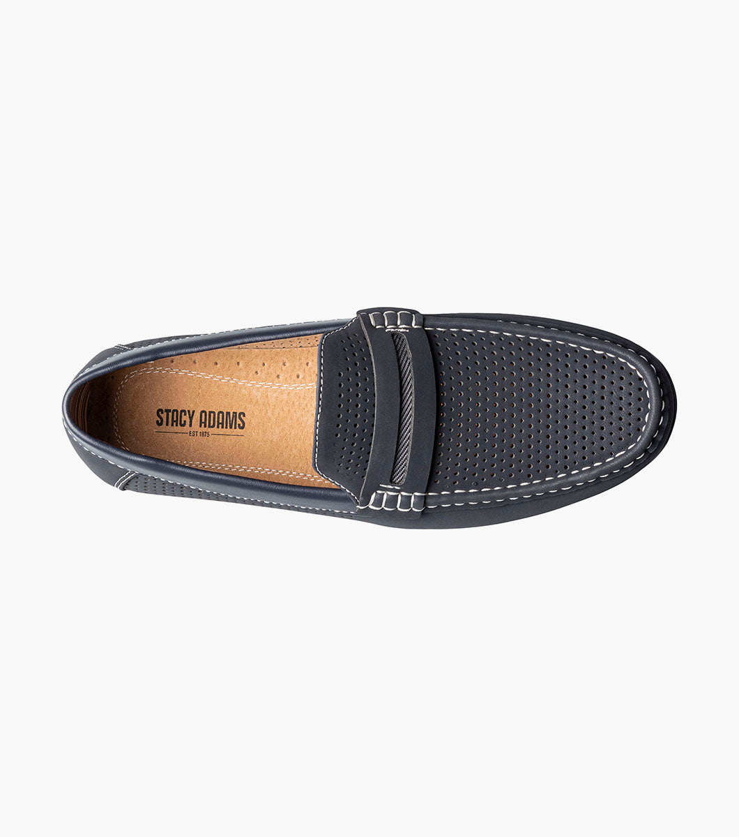 Stacy Adams Corby Moc Toe Saddle Slip On by Stacy Adams Shoes - 7
