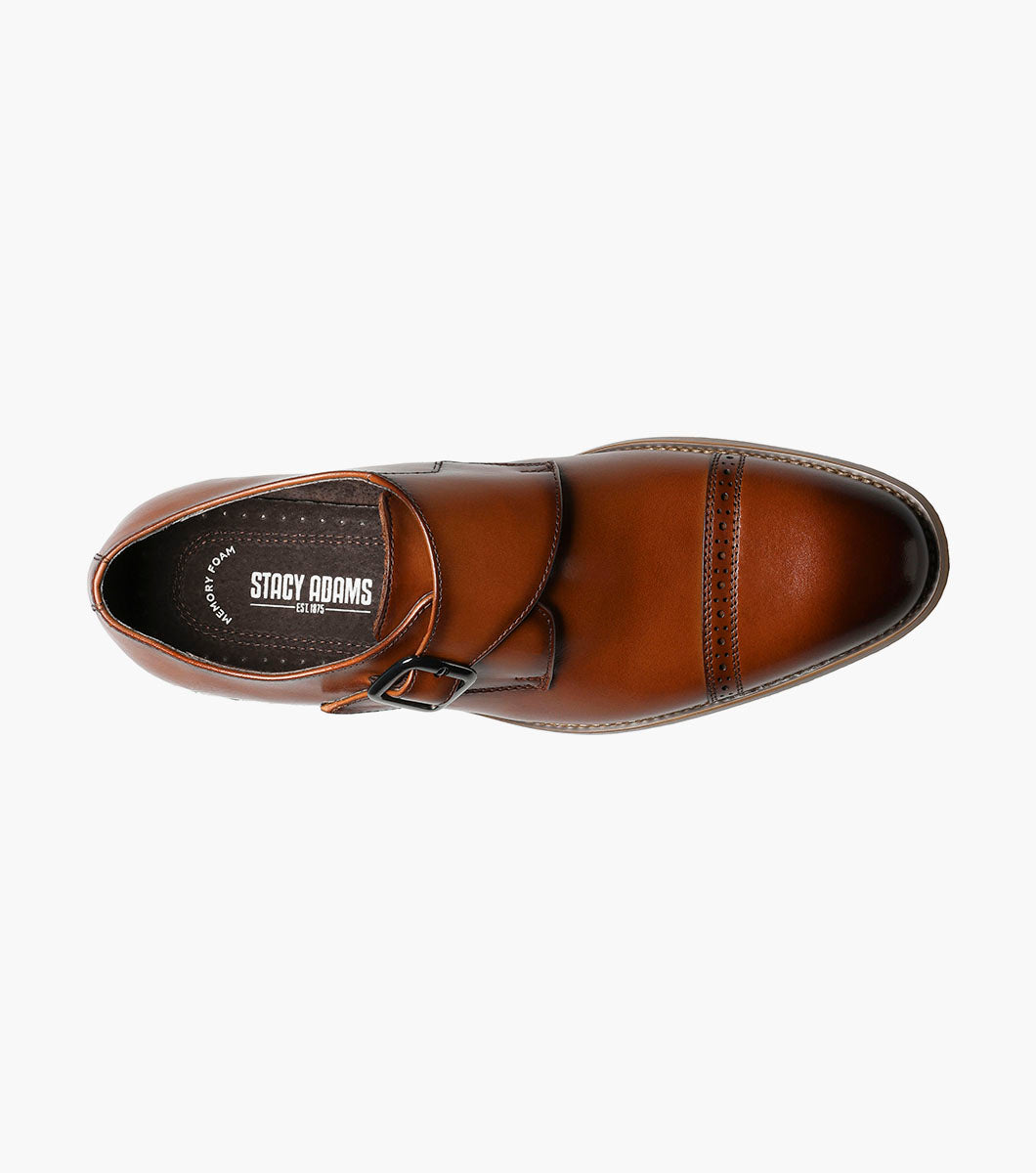 Stacy Adams Desmond Cap Toe Monk Strap by Stacy Adams Shoes - 7