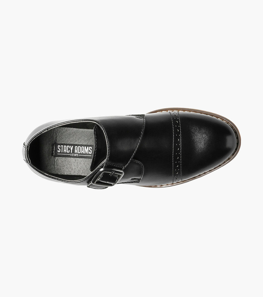 Stacy Adams Kids Desmond Cap Toe Monk Strap by Stacy Adams Shoes - 5
