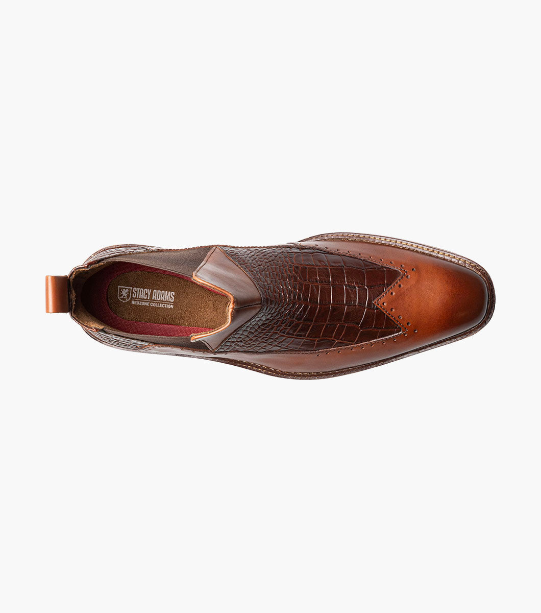 Stacy Adams Garza Wingtip Chelsea Boot by Stacy Adams Shoes - 7