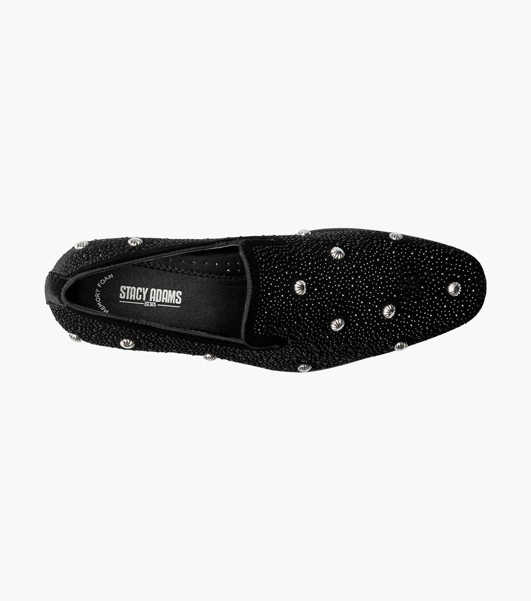 Stacy Adams Spangle Rhinestone Slip On by Stacy Adams Shoes - 8