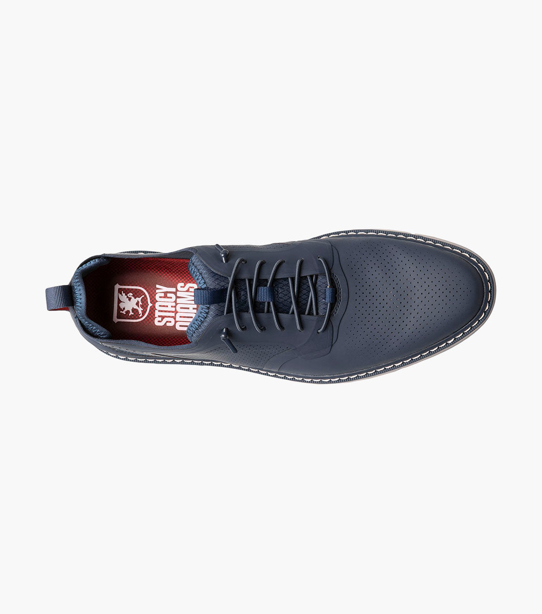 Stacy Adams Synchro Plain Toe Elastic Lace Up by Stacy Adams Shoes - 7