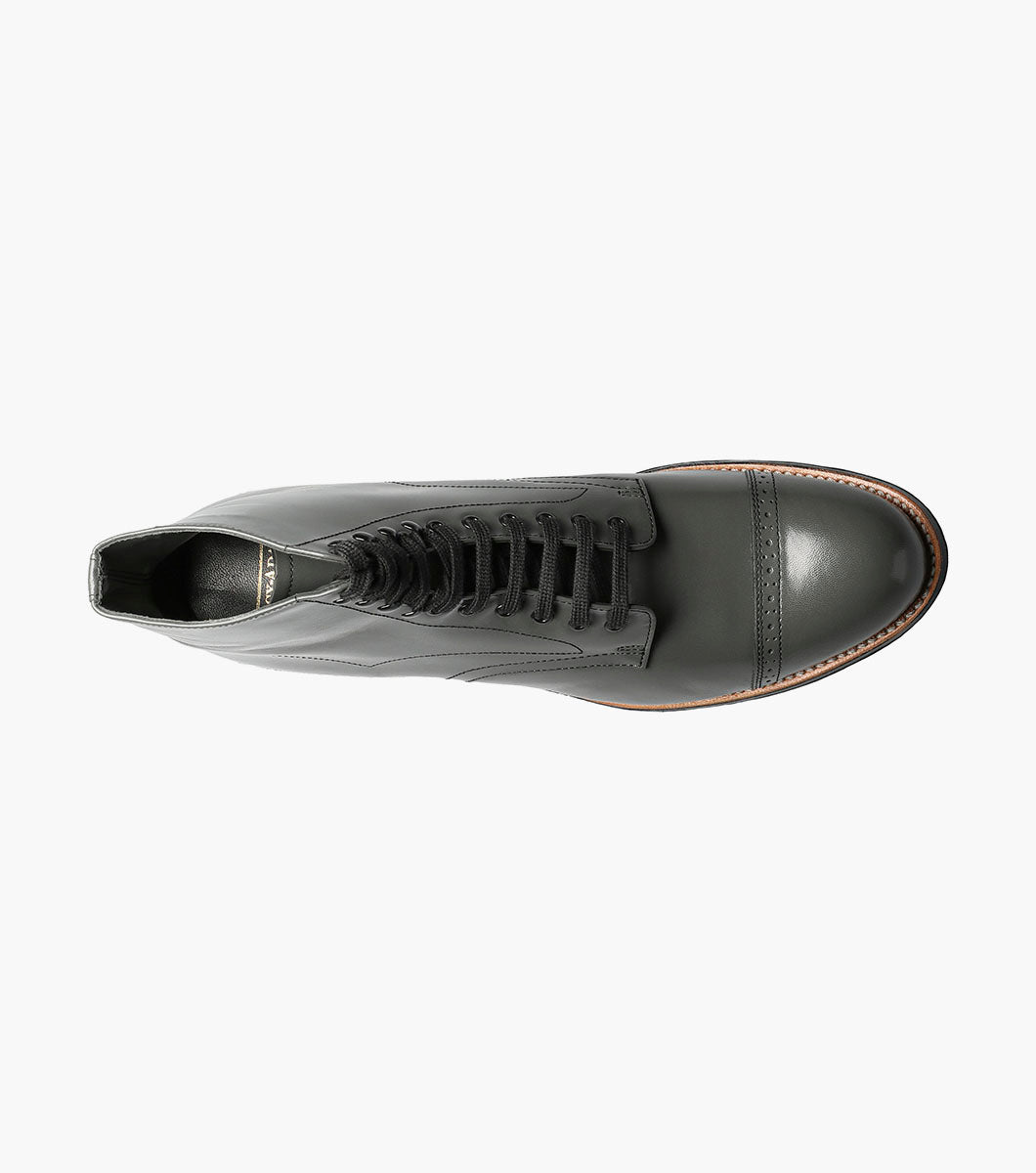 Stacy Adams MADISON Cap Toe Boot Steel Gray by Stacy Adams Shoes