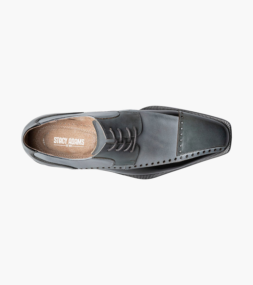 Stacy Adams Plaza Modified Cap Toe Oxford by Stacy Adams Shoes - 7
