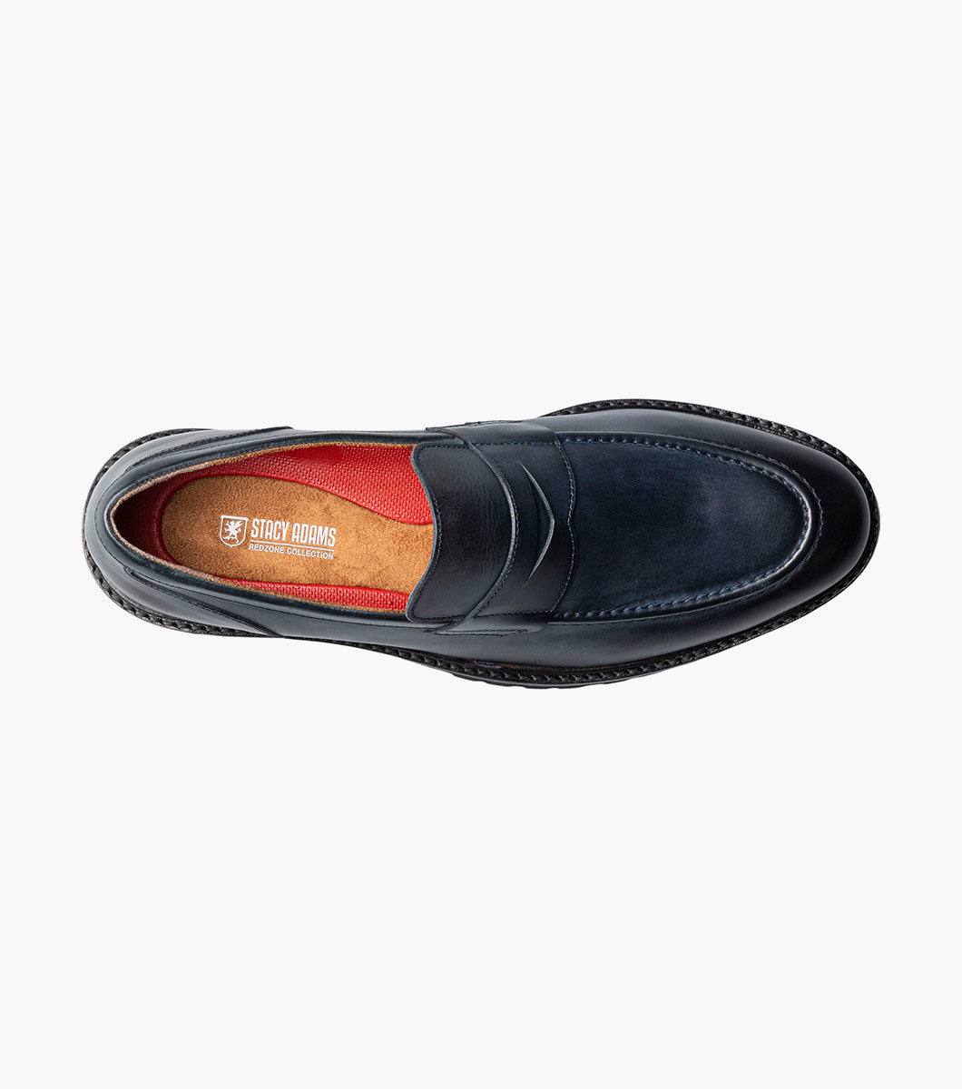 Stacy Adams Hayes Moc Toe Penny Slip On by Stacy Adams Shoes - 9.5
