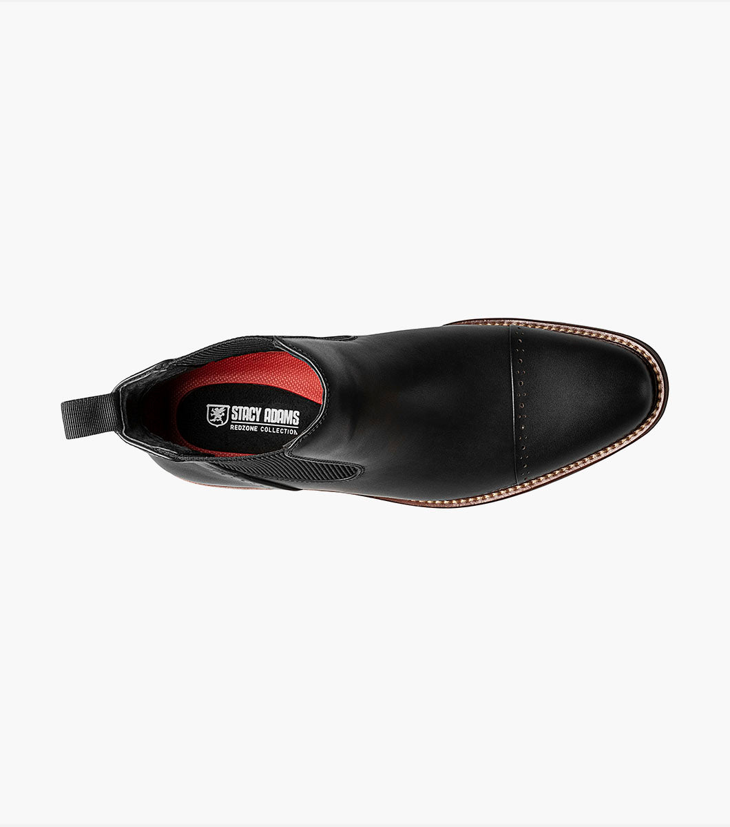 Stacy Adams Maury Cap Toe Chelsea Boot by Stacy Adams Shoes - 11.5