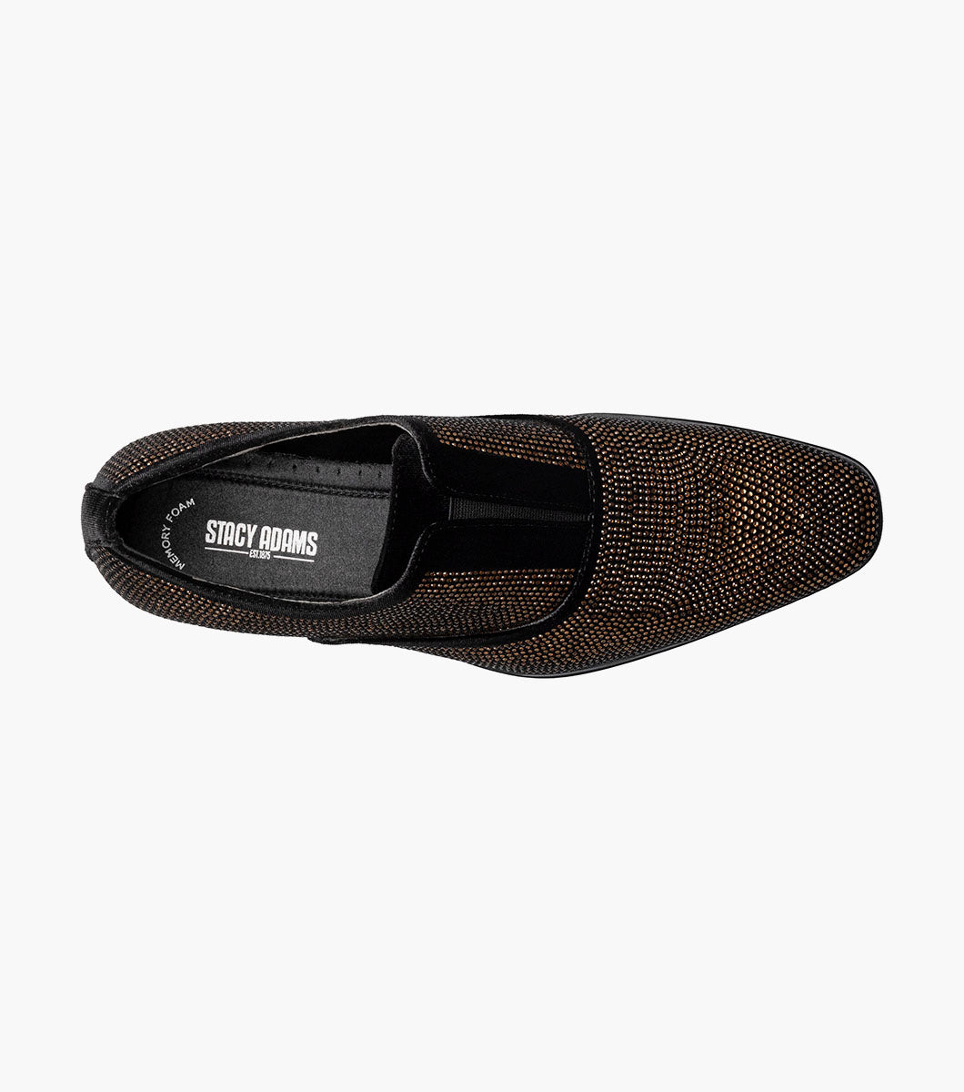 Stacy Adams Starleigh Rhinestone Plain Toe Slip On by Stacy Adams Shoes - 7