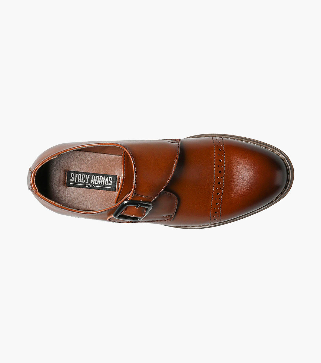 Stacy Adams Kids Desmond Cap Toe Monk Strap by Stacy Adams Shoes - 5