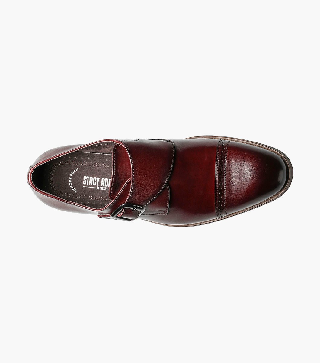 Stacy Adams Desmond Cap Toe Monk Strap by Stacy Adams Shoes - 7