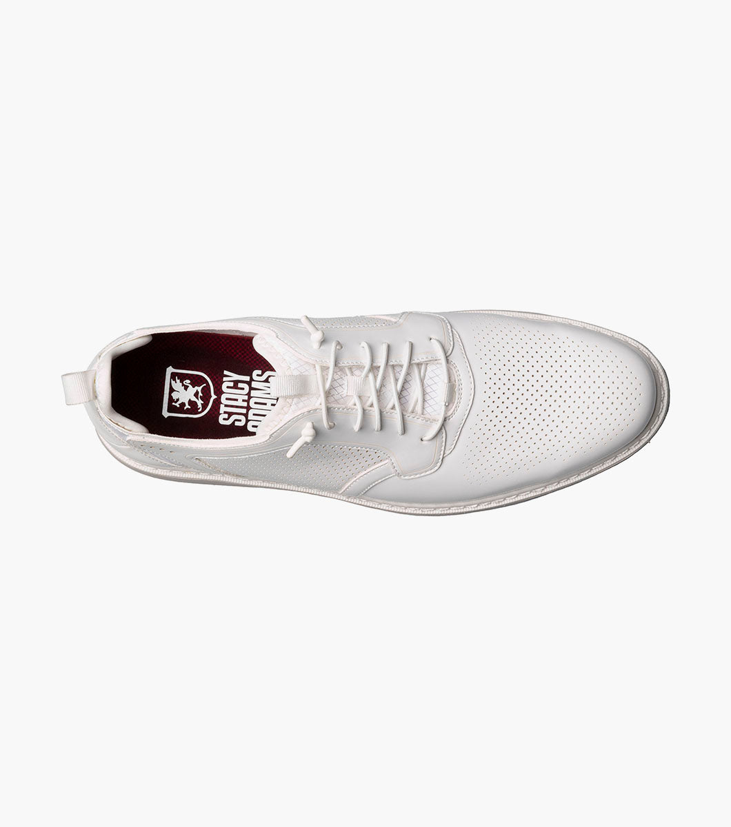 Stacy Adams Spyre Plain Toe Elastic Lace Up by Stacy Adams Shoes - 8