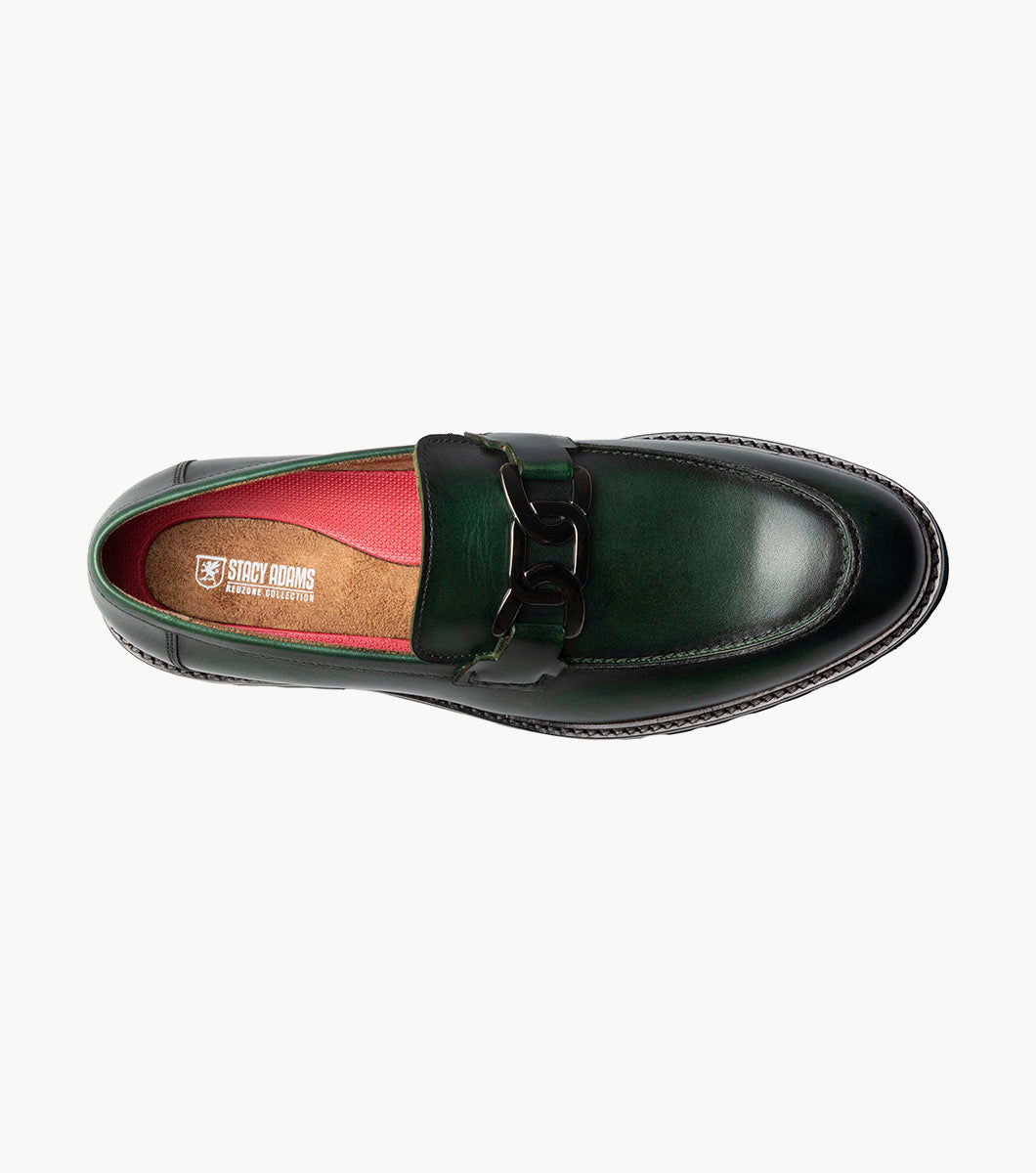 Stacy Adams Hale Moc Toe Bit Slip On by Stacy Adams Shoes - 8
