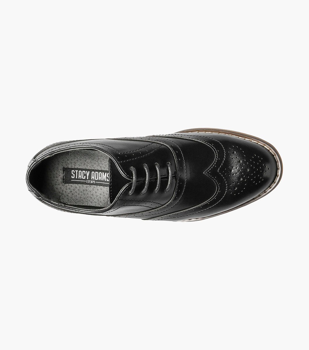 Stacy Adams Kids Dunbar Wingtip Oxford by Stacy Adams Shoes - 11
