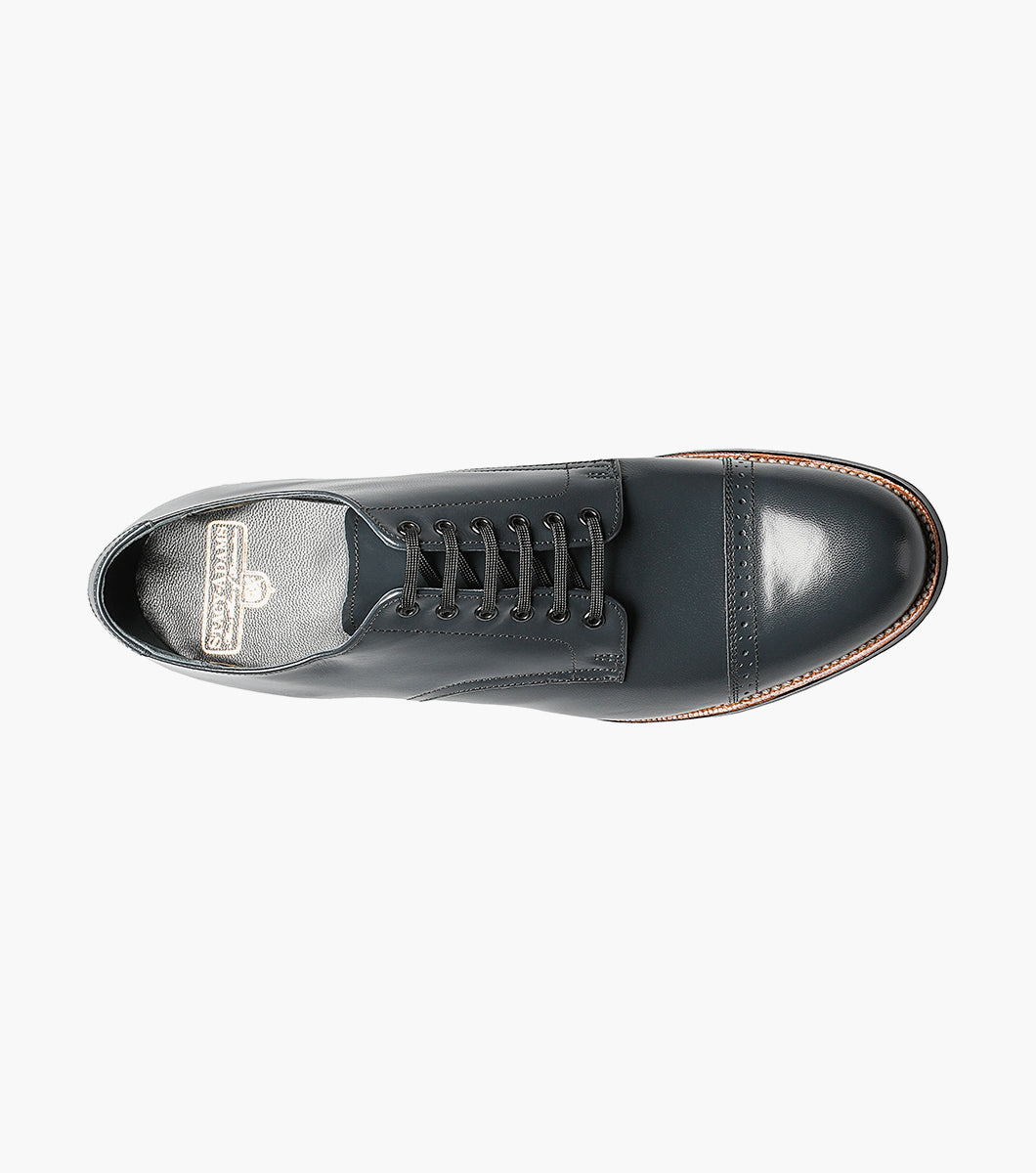 Stacy Adams MADISON Cap Toe Oxford Navy by Stacy Adams Shoes - 7