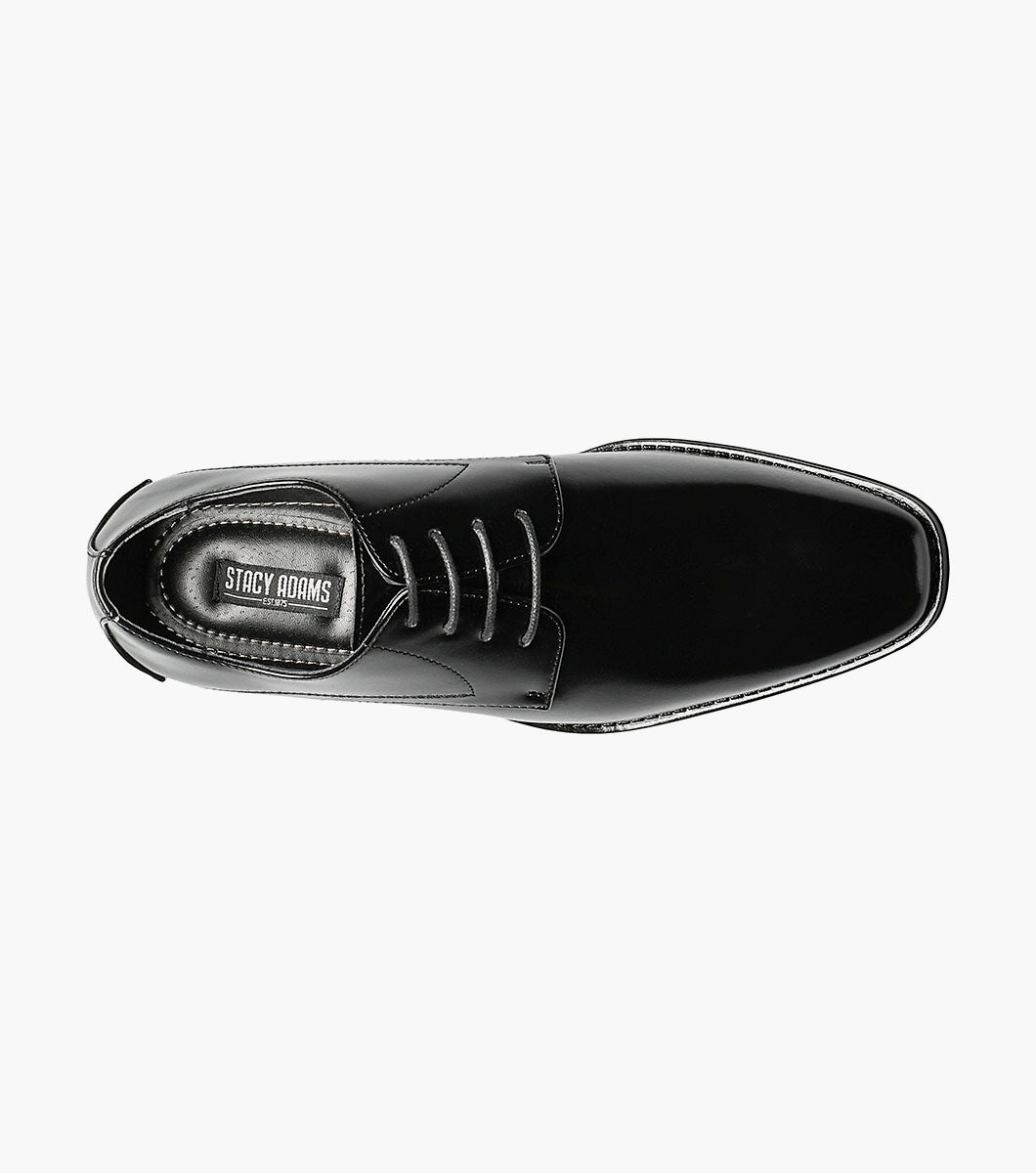 7 Stacy Adams WAYDE Plain Toe Oxford Black by Stacy Adams Shoes display picture 1