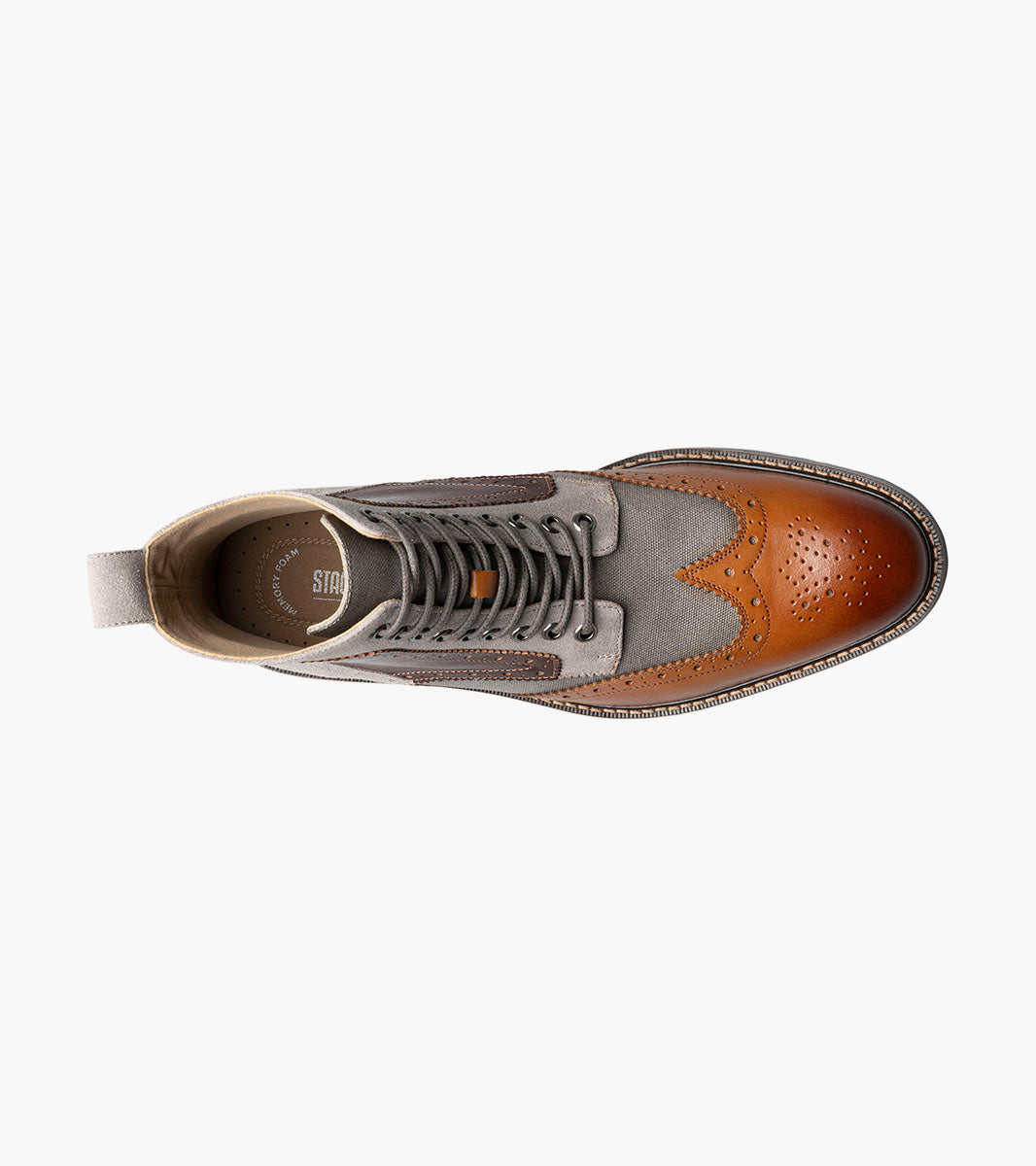 Stacy Adams Finnegan Wingtip Lace Up Boot by Stacy Adams Shoes - 14