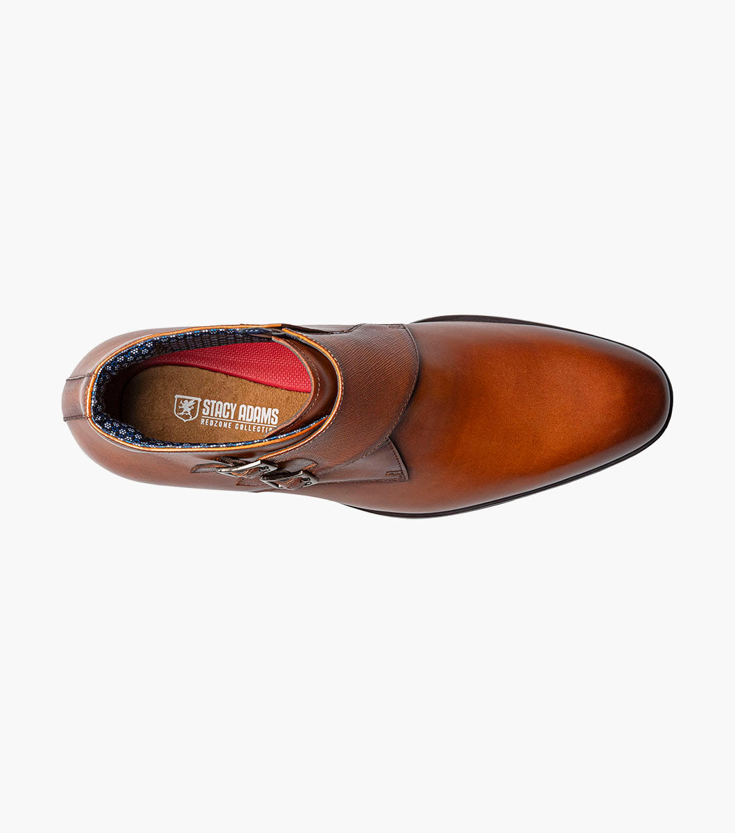 Stacy Adams Kaius Plain Toe Double Monk Strap Boot by Stacy Adams Shoes - 7