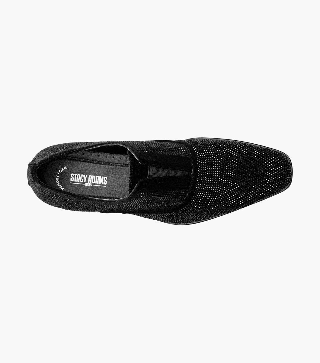 Stacy Adams Starleigh Rhinestone Plain Toe Slip On by Stacy Adams Shoes - 7