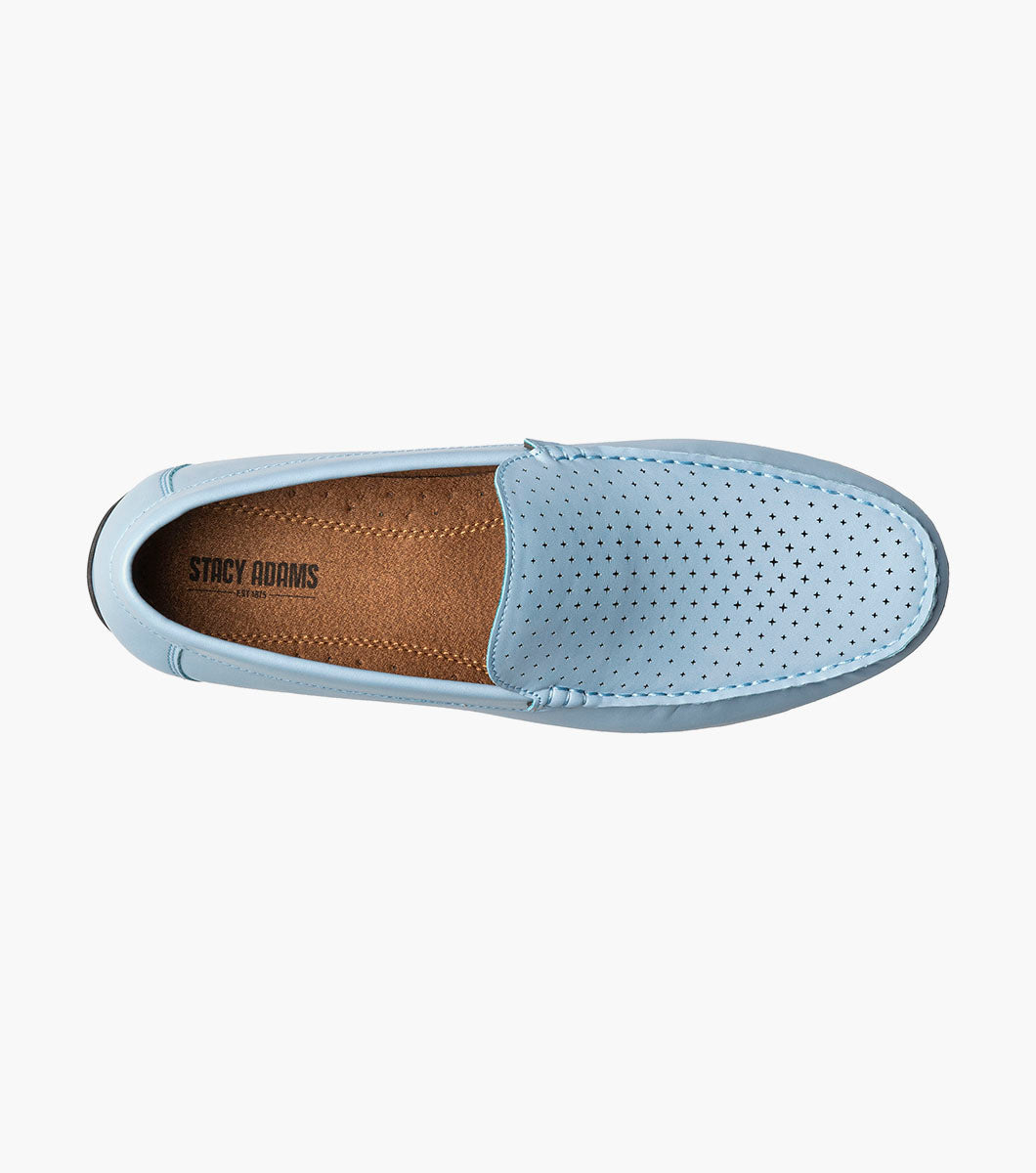 Stacy Adams Conroy Moc Toe Perf Slip On by Stacy Adams Shoes - 7