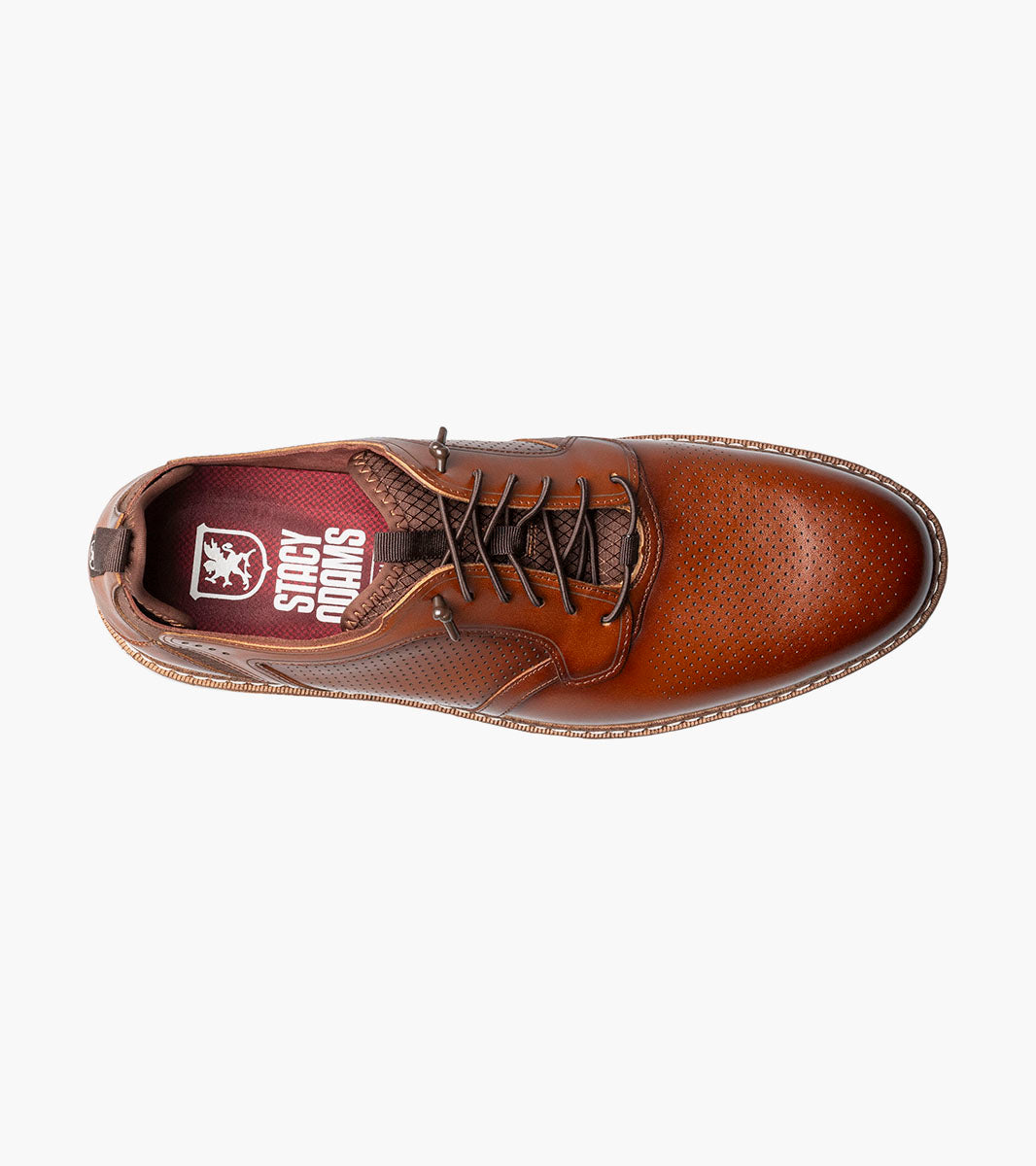 Stacy Adams Sync Plain Toe Elastic Lace Up by Stacy Adams Shoes - 7