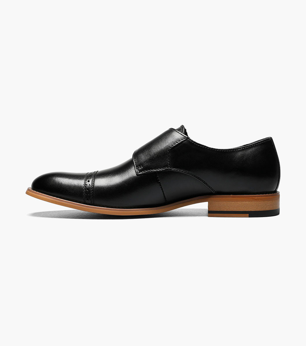 Stacy Adams Desmond Cap Toe Monk Strap by Stacy Adams Shoes - 7