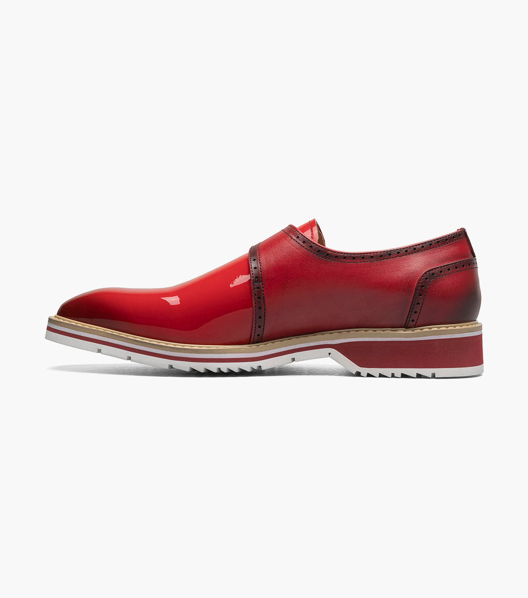 Stacy Adams Bartram Plain Toe Monk Strap by Stacy Adams Shoes - 7