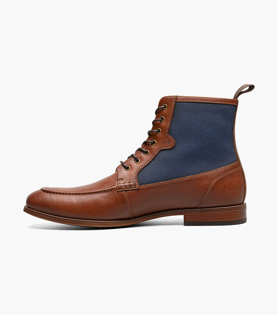 Stacy Adams Brumley Moc Toe Lace Up Boot by Stacy Adams Shoes - 7