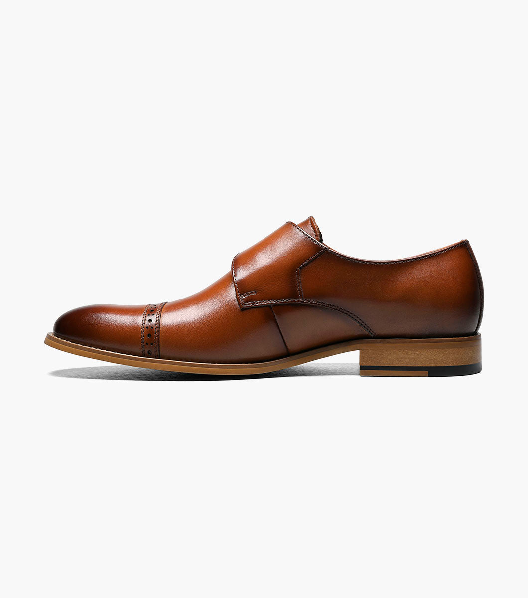 Stacy Adams Desmond Cap Toe Monk Strap by Stacy Adams Shoes - 7