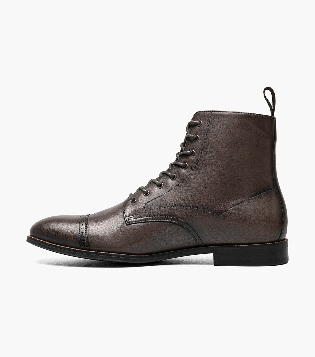 Stacy Adams Henry Cap Toe Lace Up Boot by Stacy Adams Shoes - 7