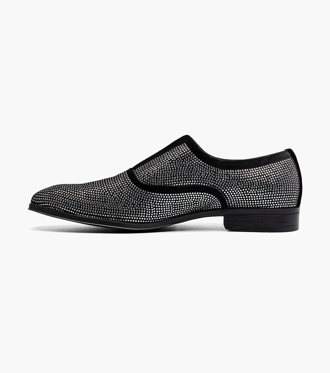 Stacy Adams Starleigh Rhinestone Plain Toe Slip On by Stacy Adams Shoes - 7