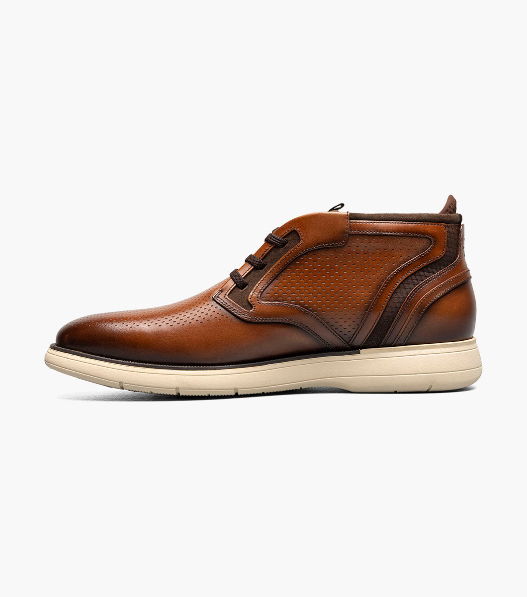 Stacy Adams Eastmont Plain Toe Elastic Lace Chukka Boot by Stacy Adams Shoes - 7