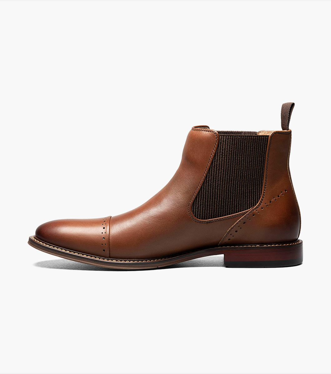 Stacy Adams Maury Cap Toe Chelsea Boot by Stacy Adams Shoes - 11.5