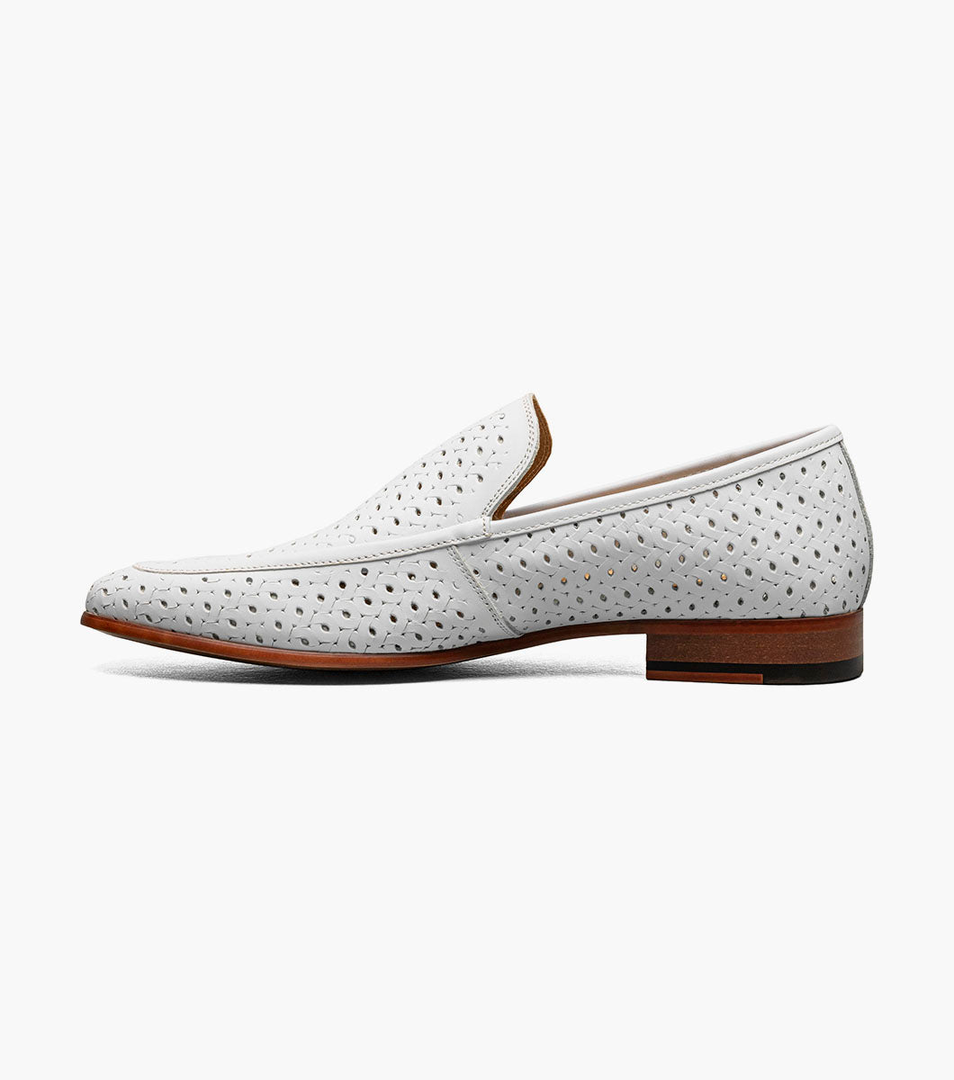 Stacy Adams Winden Moc Toe Perf Slip On by Stacy Adams Shoes - 7.5