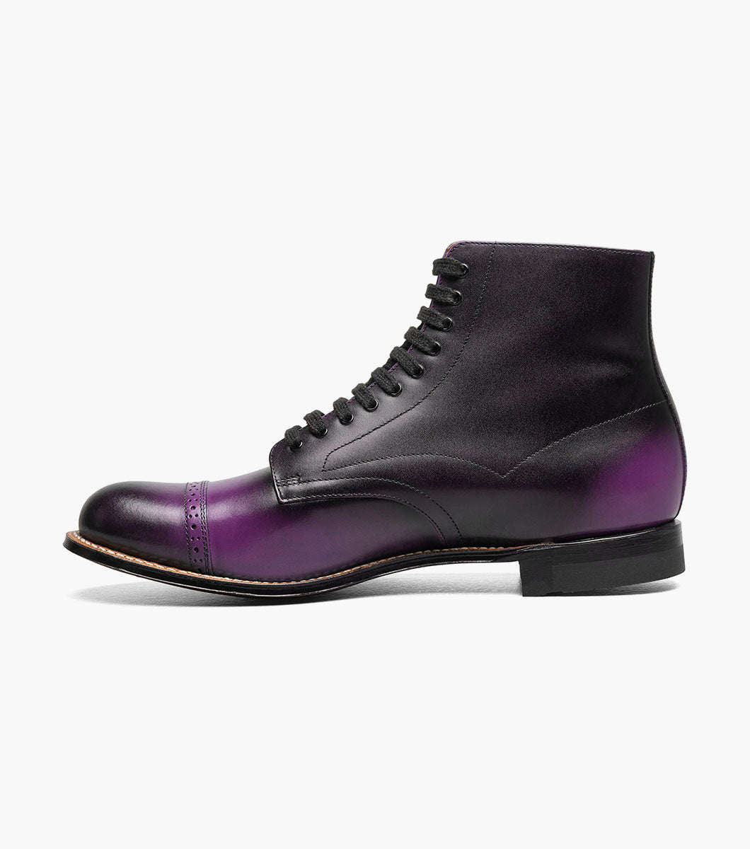 Stacy Adams Madison Cap Toe Lace Up Boot by Stacy Adams Shoes - 7