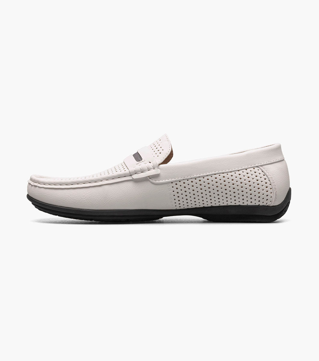 Stacy Adams Corby Moc Toe Saddle Slip On by Stacy Adams Shoes - 7