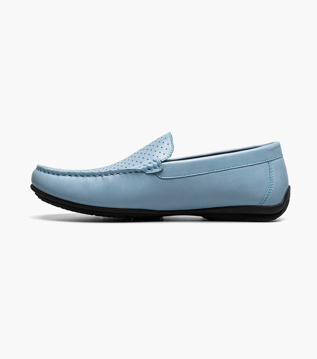 Stacy Adams Conroy Moc Toe Perf Slip On by Stacy Adams Shoes - 7