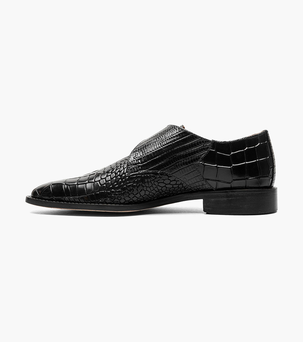 Stacy Adams Rapino Plain Toe Monk Strap by Stacy Adams Shoes - 7