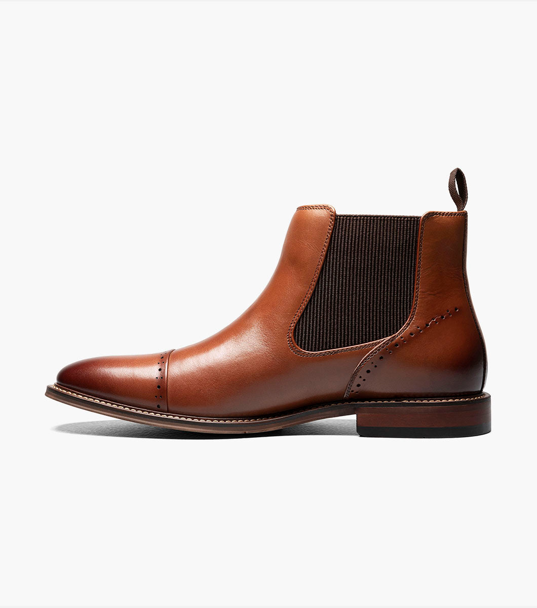 Stacy Adams Maury Cap Toe Chelsea Boot by Stacy Adams Shoes - 11.5