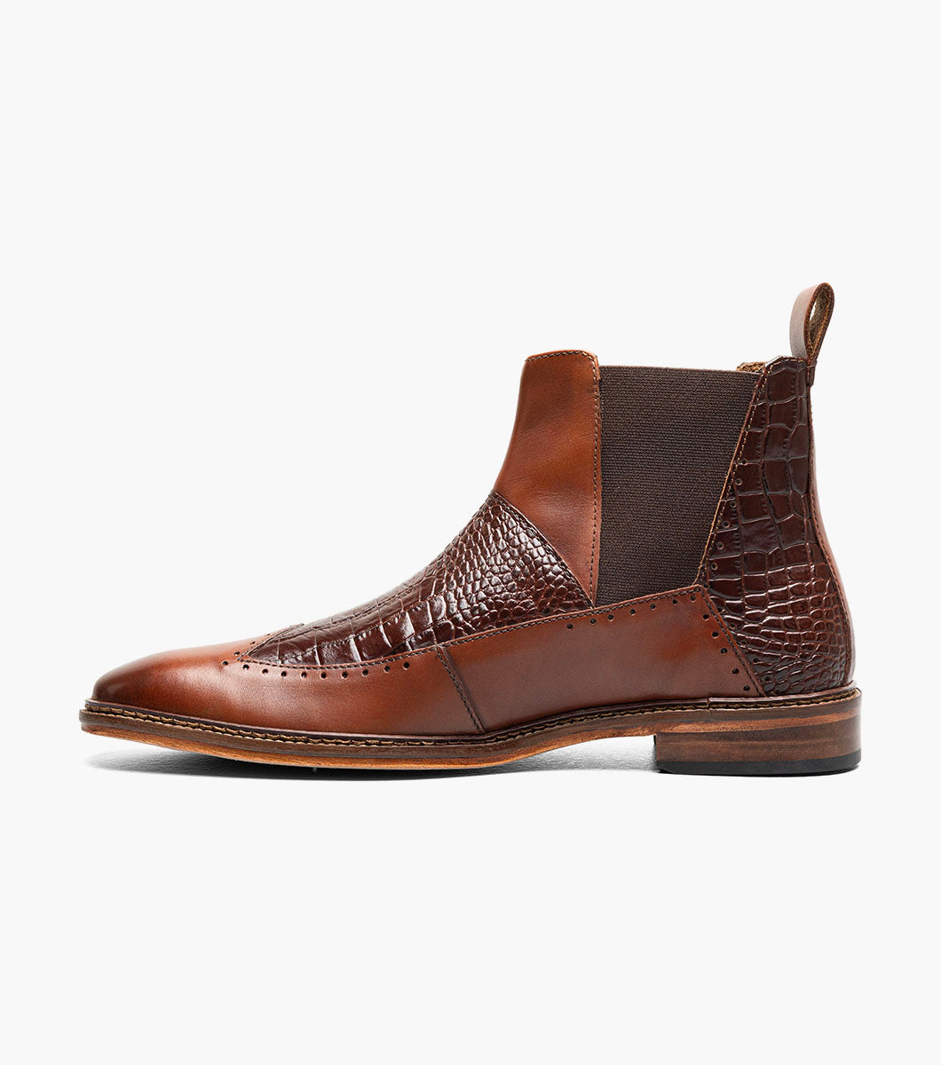 Stacy Adams Garza Wingtip Chelsea Boot by Stacy Adams Shoes - 7