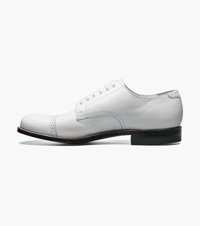 Stacy Adams MADISON Cap Toe Oxford White by Stacy Adams Shoes