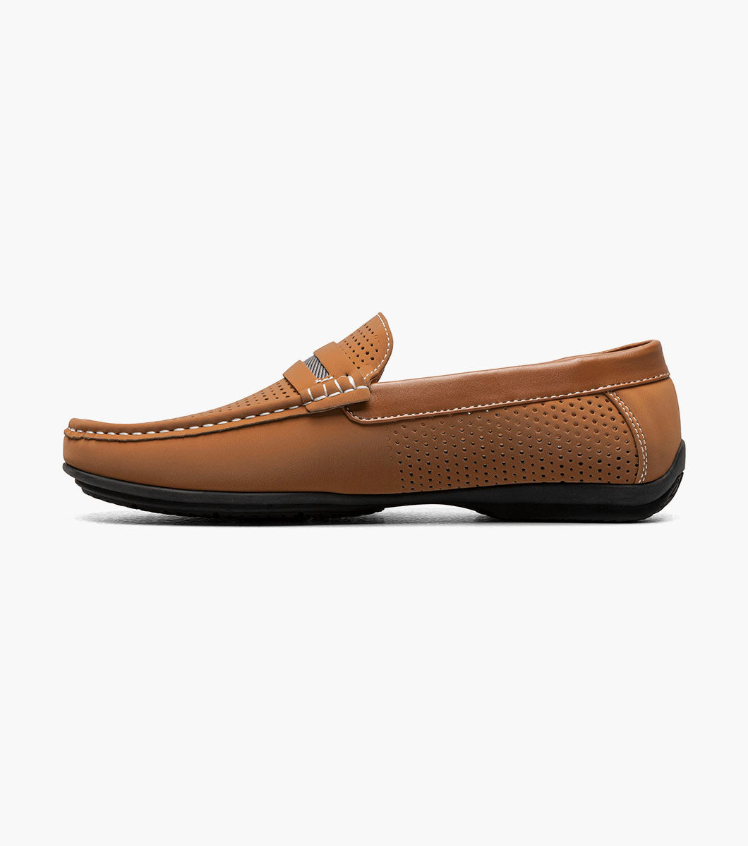 Stacy Adams Corby Moc Toe Saddle Slip On by Stacy Adams Shoes - 7