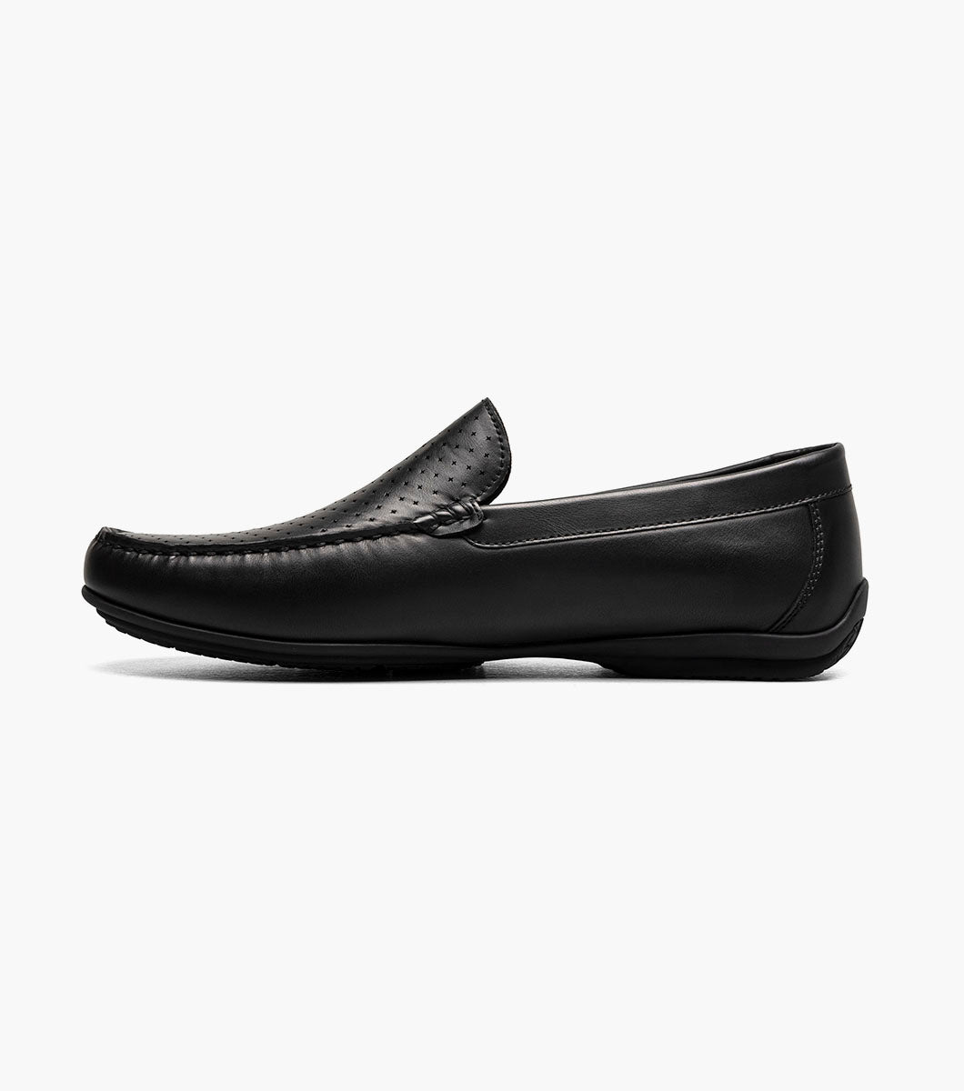 Stacy Adams Conroy Moc Toe Perf Slip On by Stacy Adams Shoes - 7