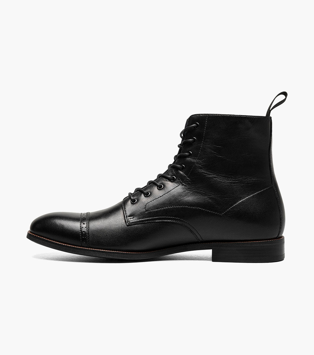 Stacy Adams Henry Cap Toe Lace Up Boot by Stacy Adams Shoes - 7