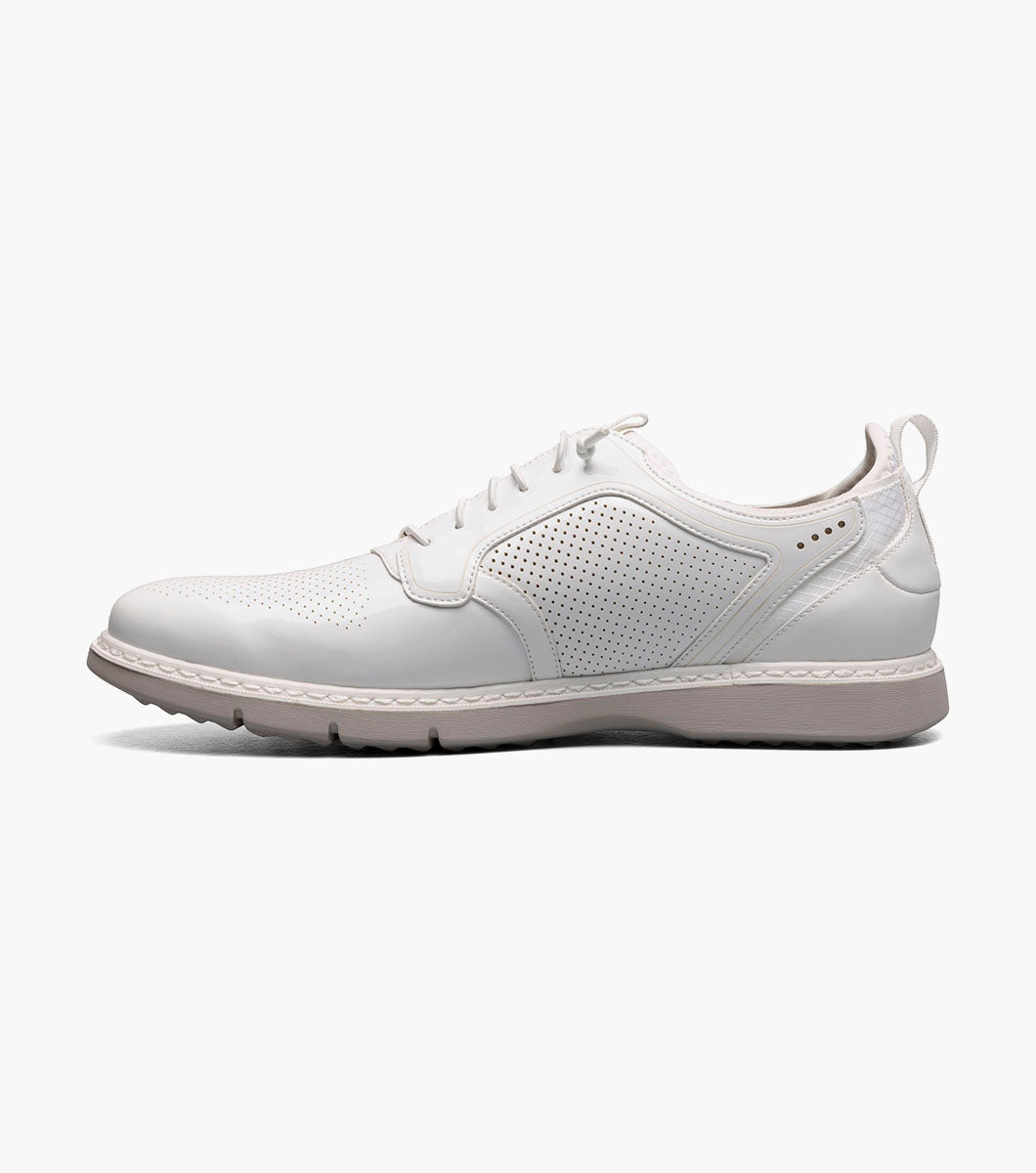 Stacy Adams Spyre Plain Toe Elastic Lace Up by Stacy Adams Shoes - 8