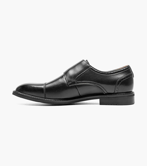 Stacy Adams Boswell Cap Toe Double Monk Strap by Stacy Adams Shoes