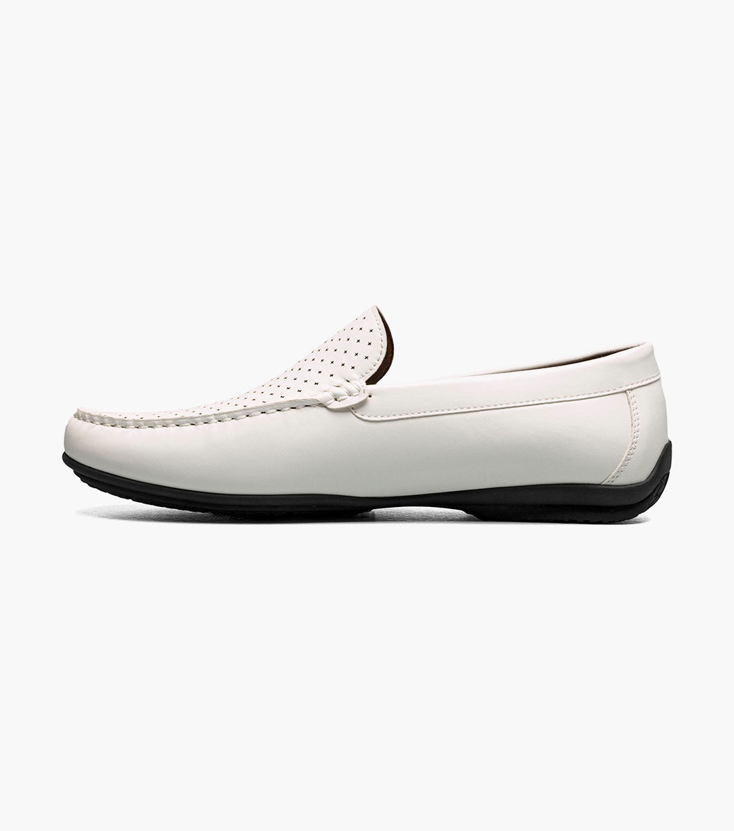 Stacy Adams Conroy Moc Toe Perf Slip On by Stacy Adams Shoes - 7