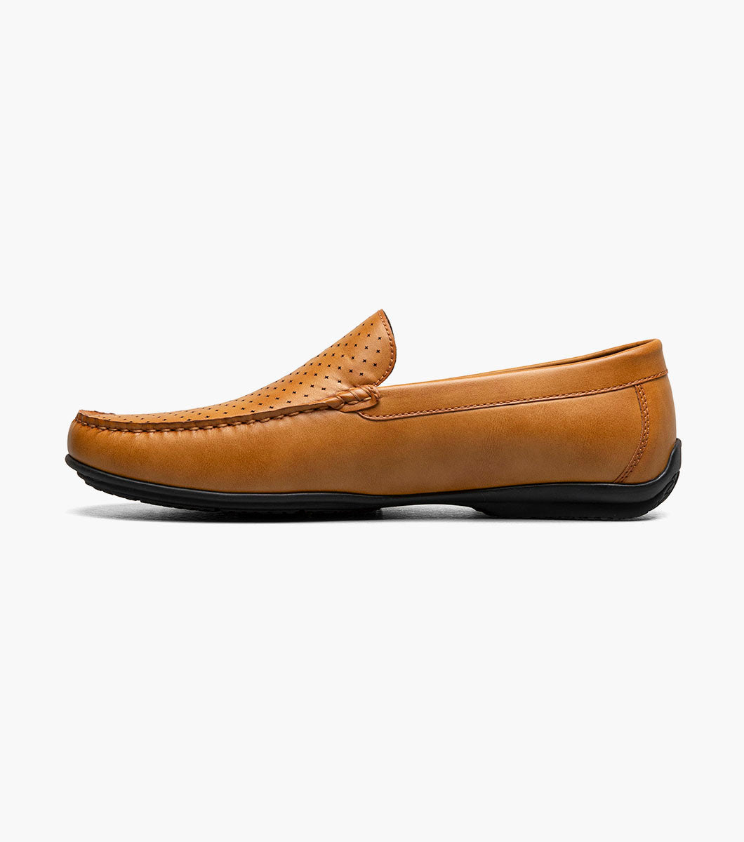 Stacy Adams Conroy Moc Toe Perf Slip On by Stacy Adams Shoes - 7