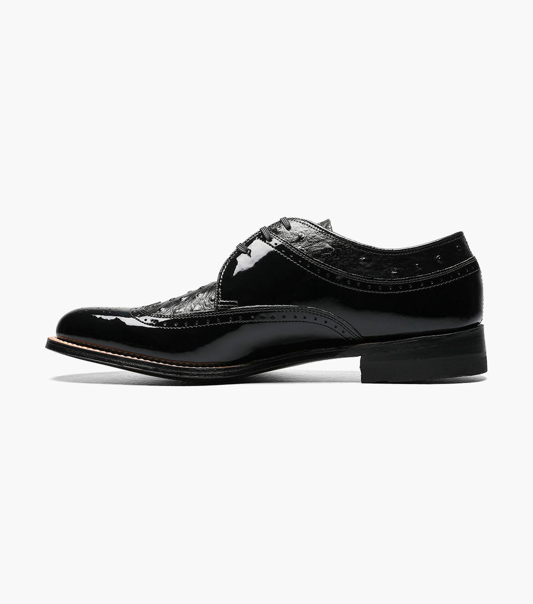 Stacy Adams Dayton Ostrich Wingtip Oxford by Stacy Adams Shoes