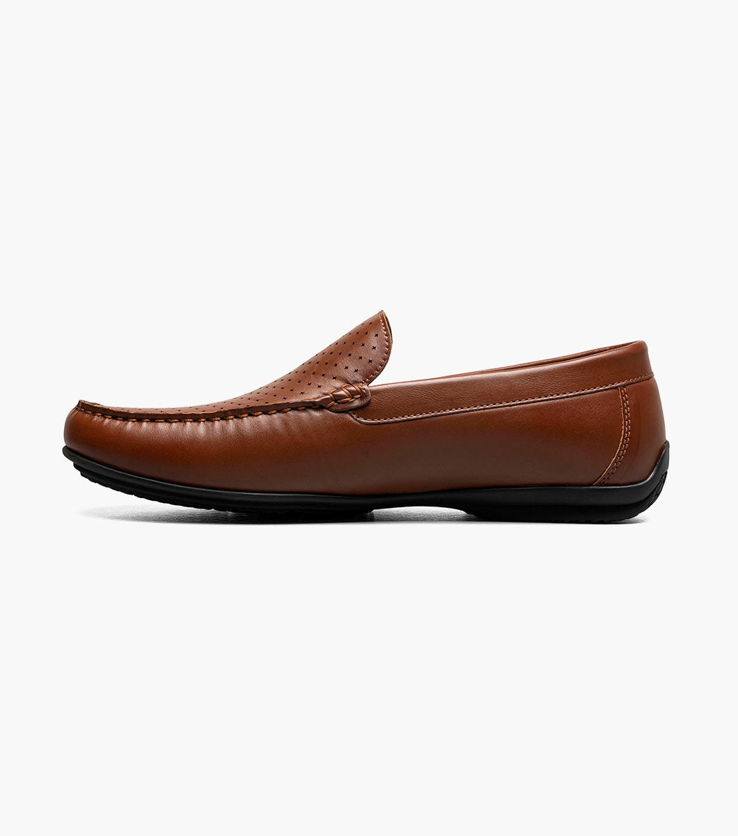 Stacy Adams Conroy Moc Toe Perf Slip On by Stacy Adams Shoes - 7
