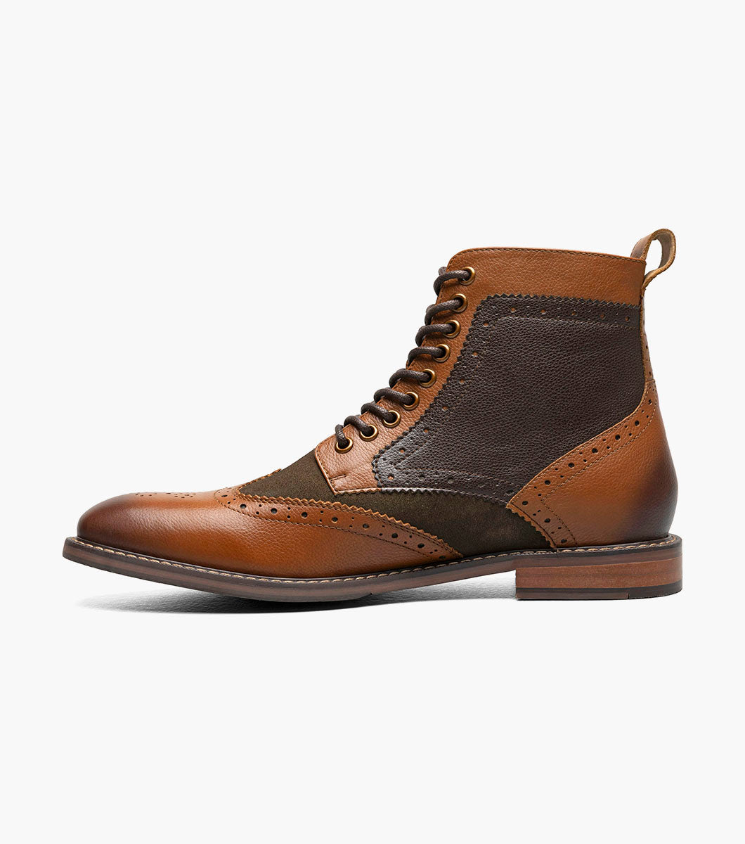 Stacy Adams Finnegan Wingtip Lace Up Boot by Stacy Adams Shoes - 14